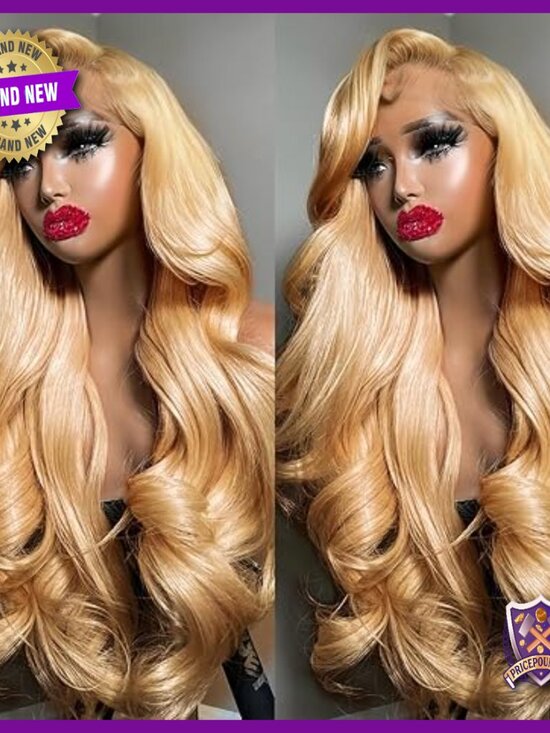 30 Inch Human Hair Lace Front Wig Pre Plucked Body Wave HD Lace main image 7